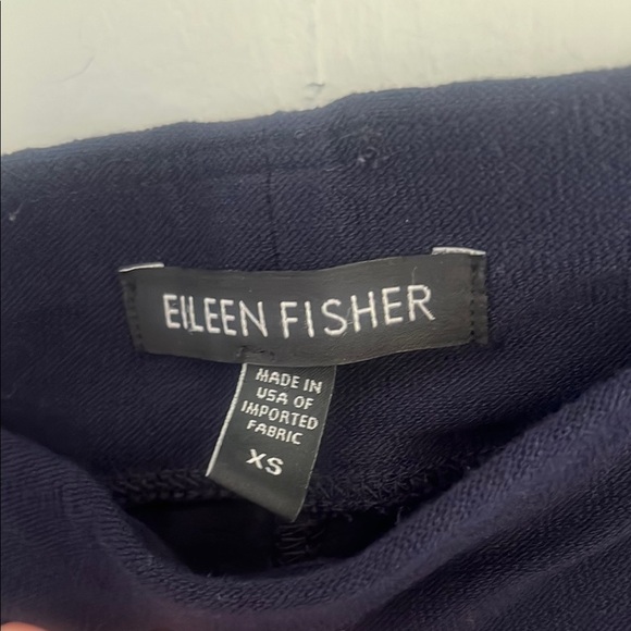 Eileen Fisher Blue Dress Pants Structured Flat Front - Picture 2 of 4